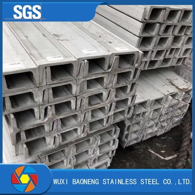 202 Stainless Steel Channel Bar 50x100mm U Section For Structural Parts